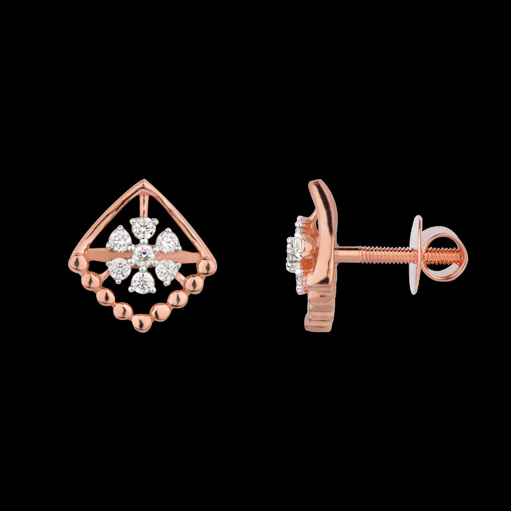 18K Rose Gold Diamond Jewellery - 0.184ct VS-GH
