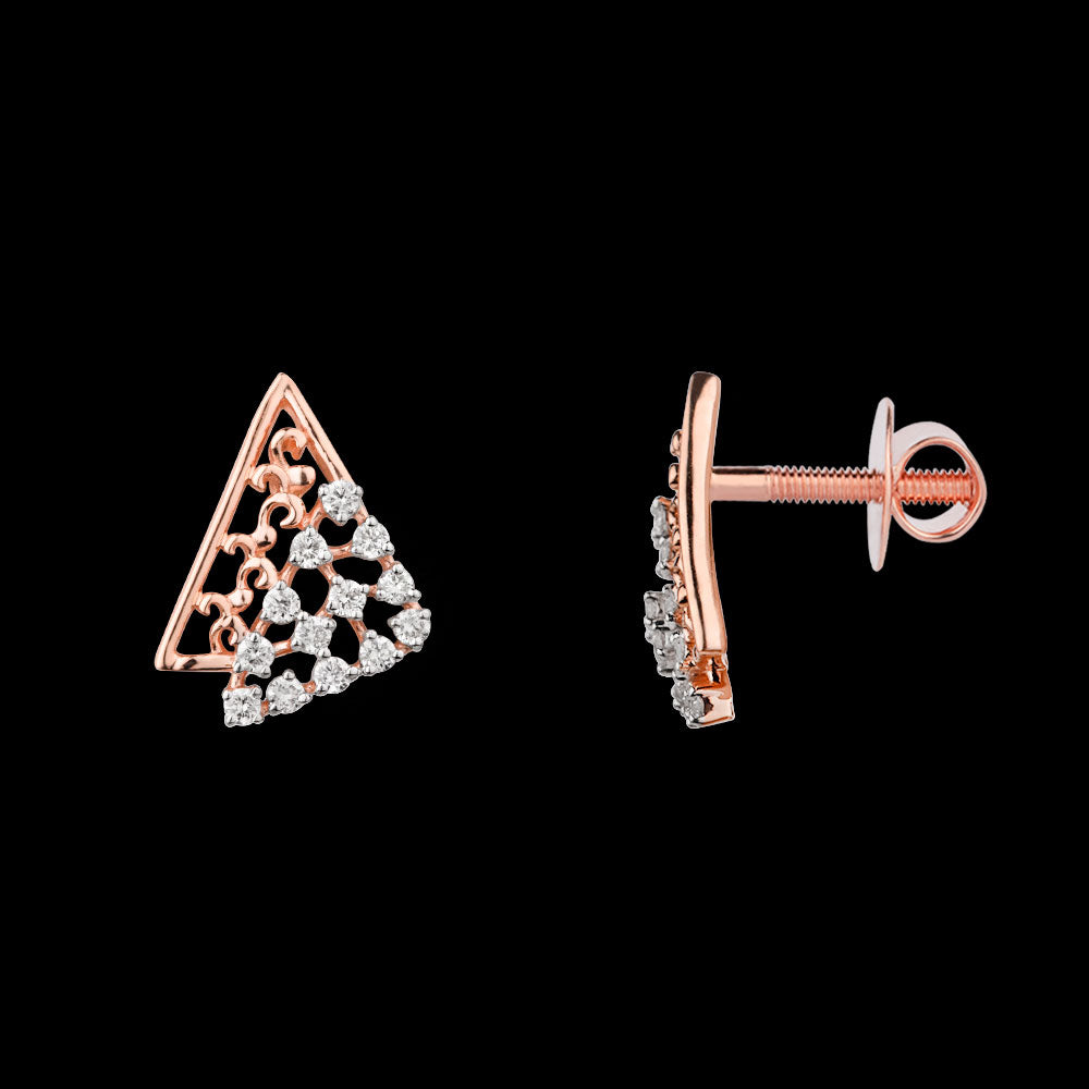 18K Rose Gold Diamond Jewellery - 0.21ct VS-SI-GH