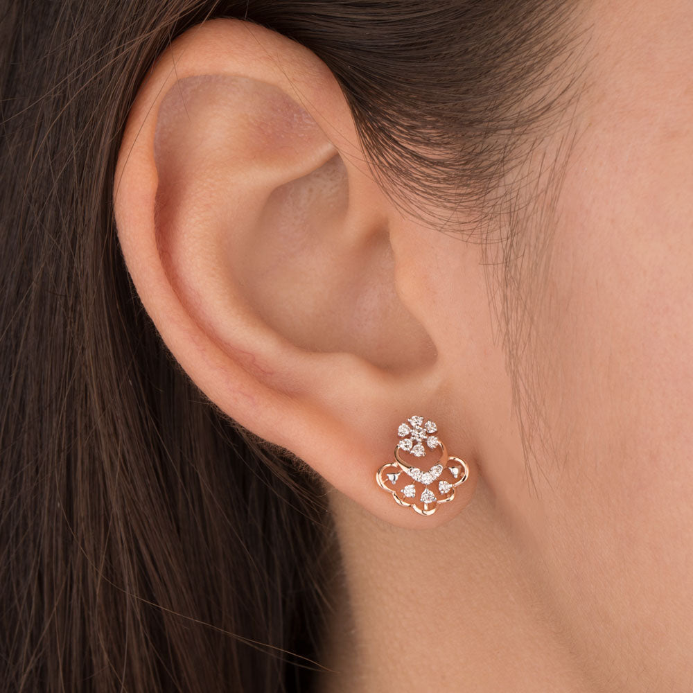 14K Rose Gold Diamond Jewellery - 0.249ct VVS-VS-GH