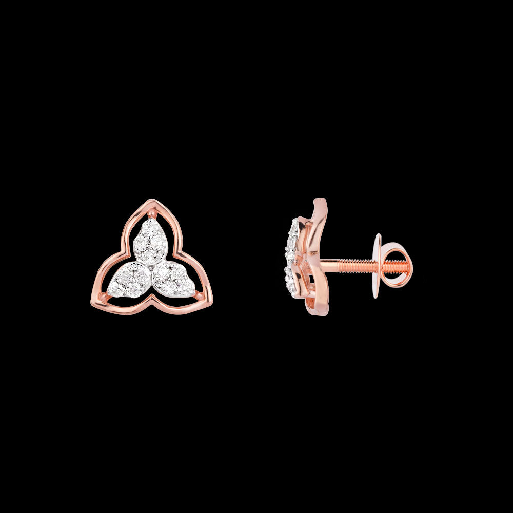 18K Rose Gold Diamond Jewellery - 0.303ct VVS-FG