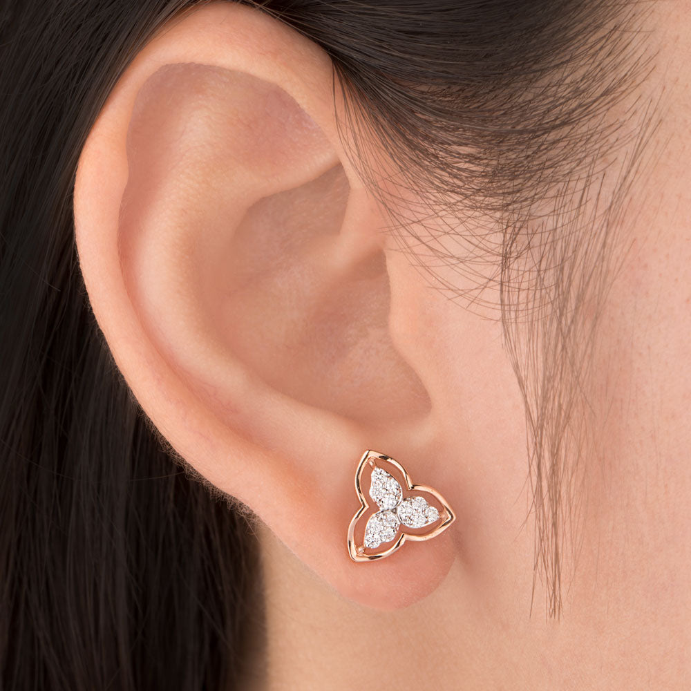 18K Rose Gold Diamond Jewellery - 0.303ct VVS-FG
