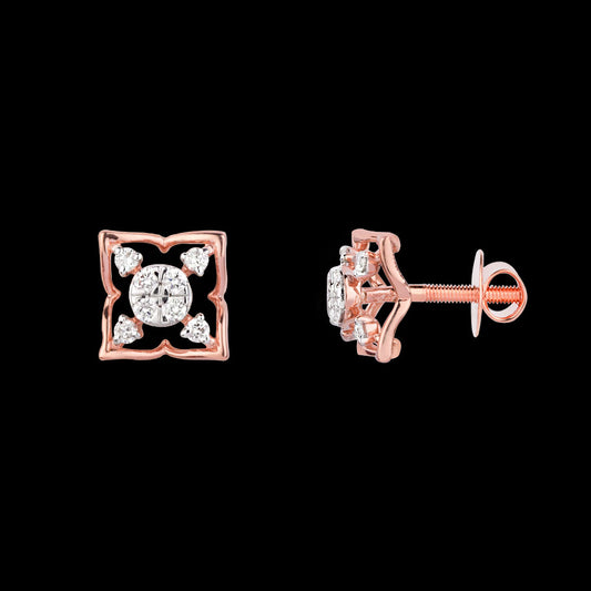 18K Rose Gold Diamond Jewellery - 0.257ct VVS-VS-FG