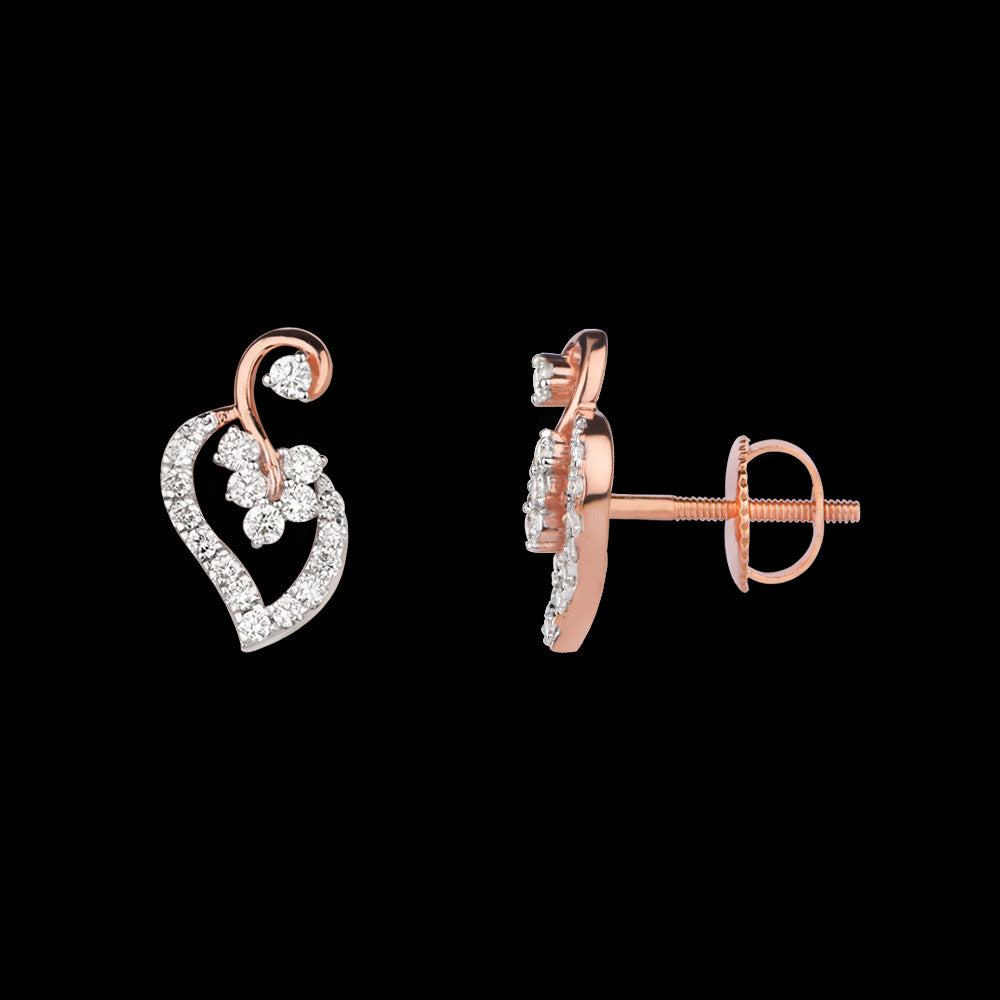 14K Rose Gold Diamond Jewellery - 0.441ct VVS-VS-GH