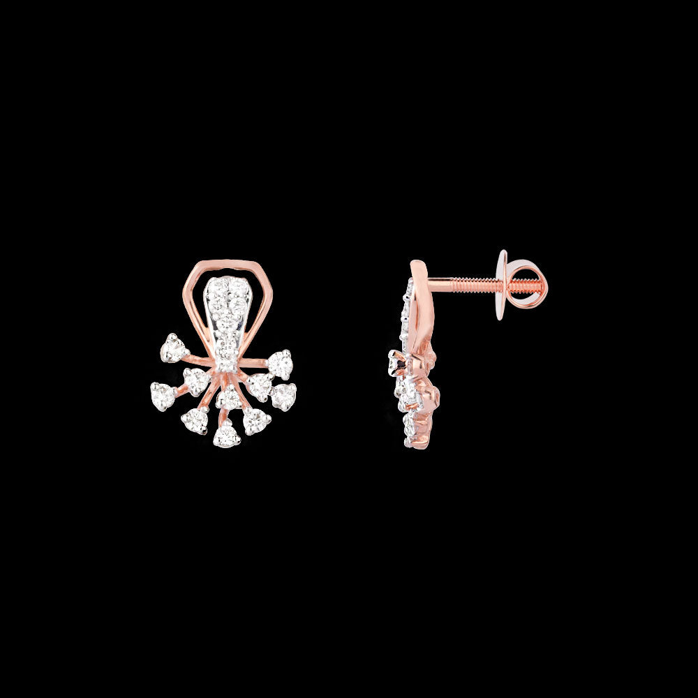 18K Rose Gold Diamond Jewellery - 0.402ct VVS-FG