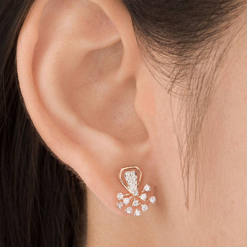 18K Rose Gold Diamond Jewellery - 0.402ct VVS-FG