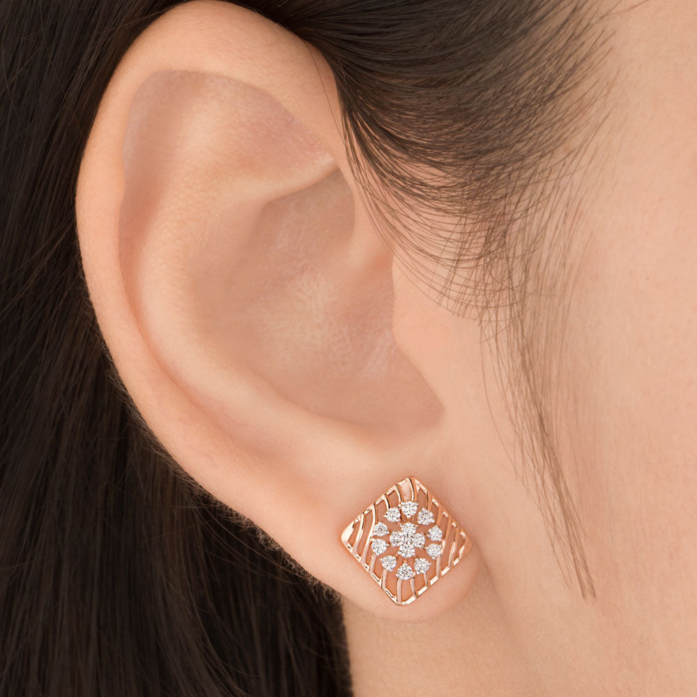 18K Rose Gold Diamond Jewellery - 0.287ct VVS-FG