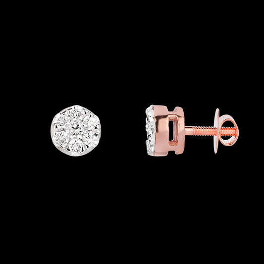 18K Rose Gold Diamond Jewellery - 0.284ct VVS-FG