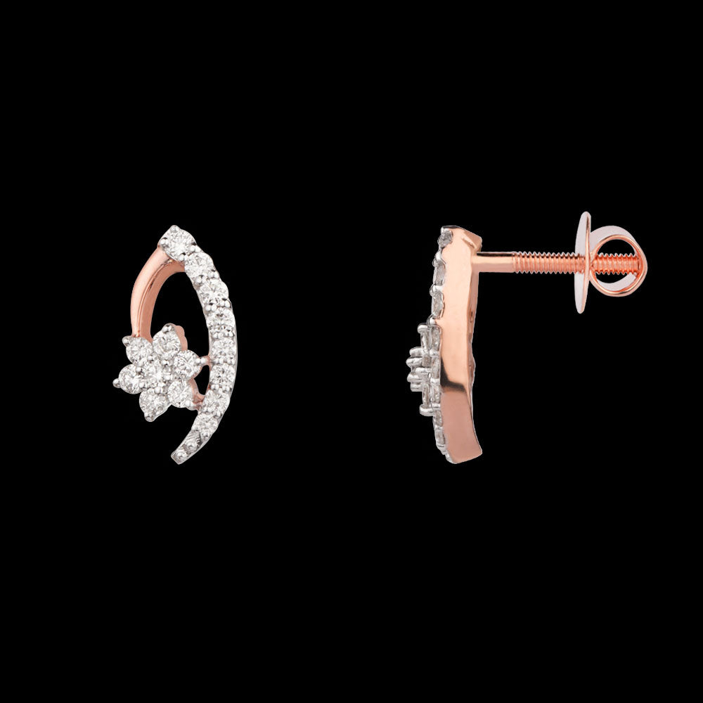 18K Rose Gold Diamond Jewellery - 0.321ct VVS-VS-GH