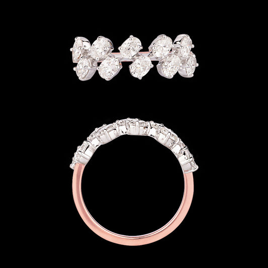 18K Rose Gold Diamond Ring - 1.437ct VVS-VS-GH
