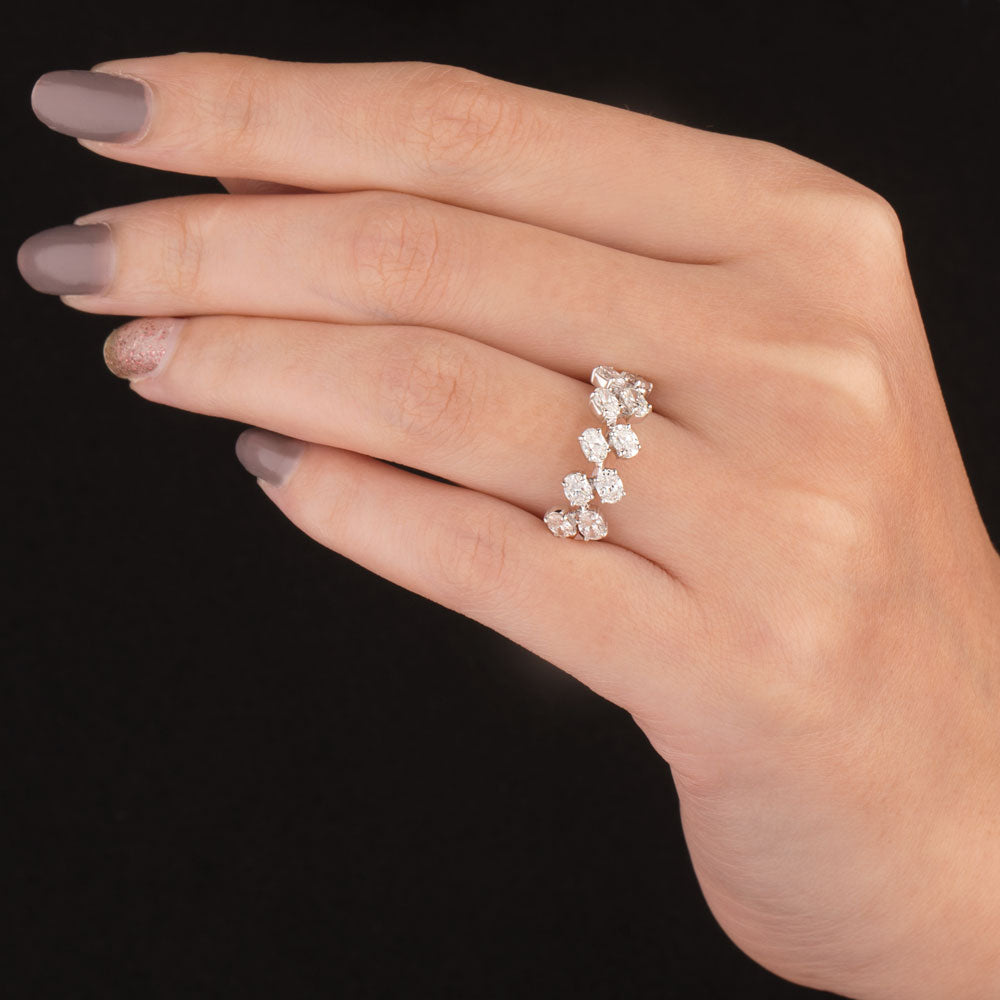 18K Rose Gold Diamond Ring - 1.437ct VVS-VS-GH