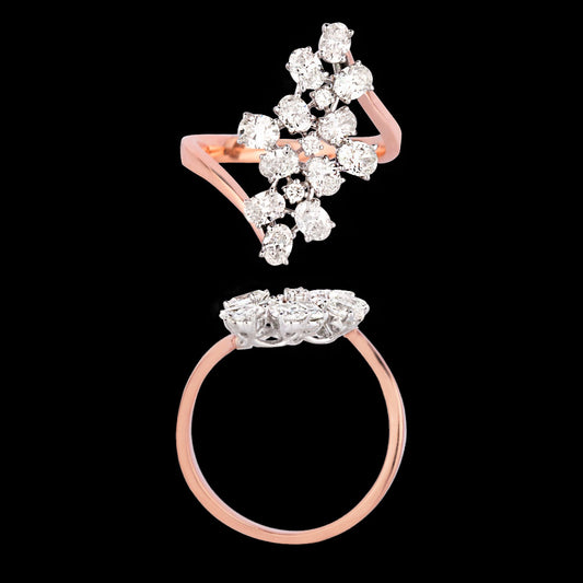 18K Rose Gold Diamond Ring - 1.394ct VVS-VS-GH