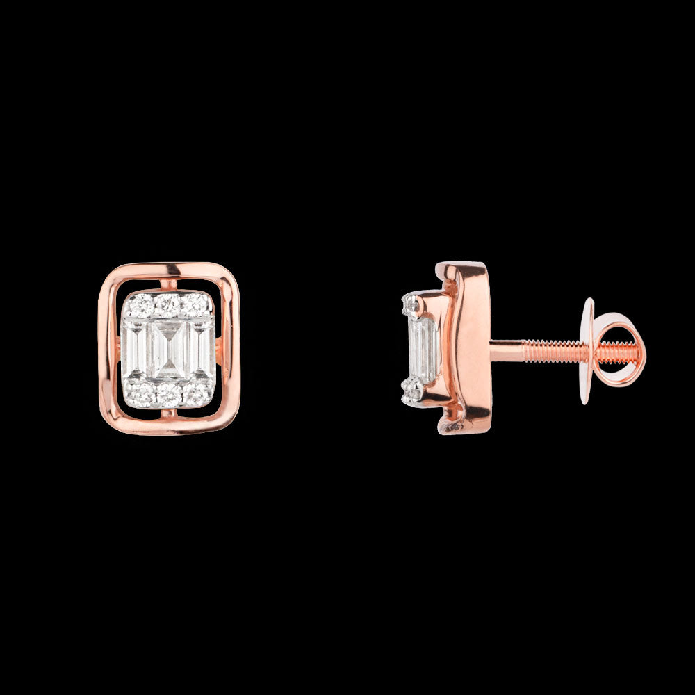 18K Rose Gold Diamond Jewellery - 0.398ct VVS-VS-GH