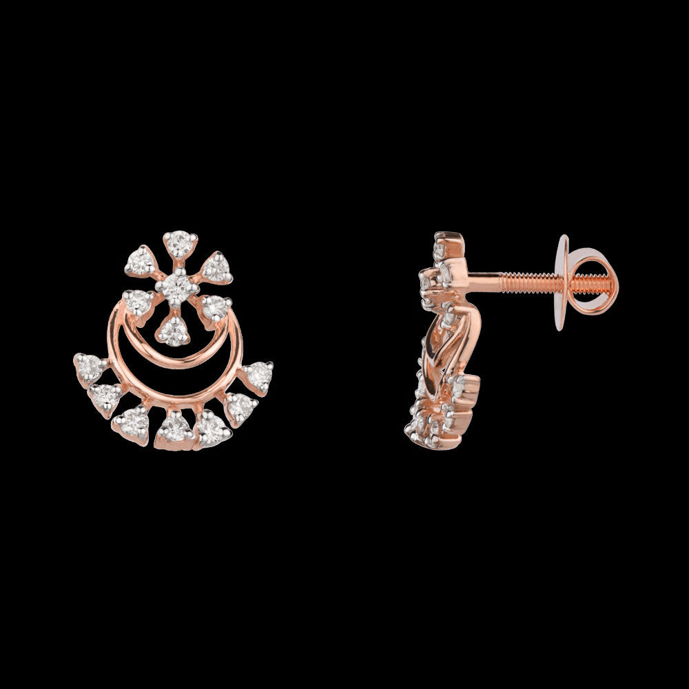 18K Rose Gold Diamond Jewellery - 0.454ct VVS-VS-GH