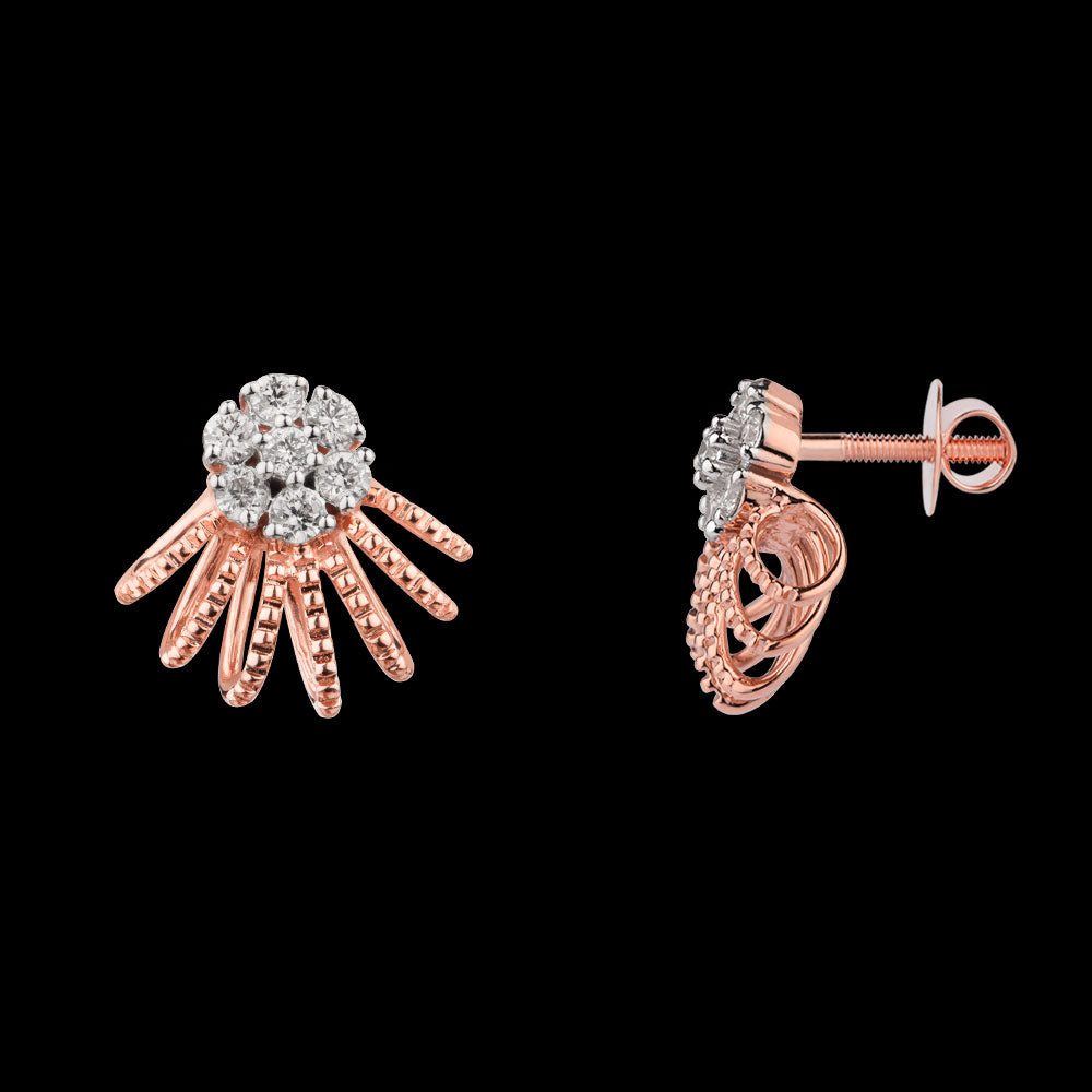 14K Rose Gold Diamond Jewellery - 0.248ct VS-SI-GH