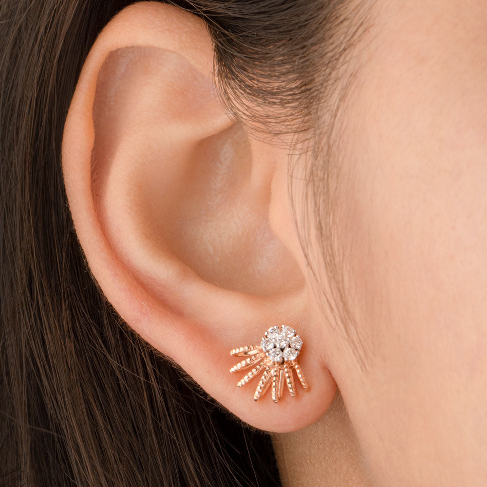 14K Rose Gold Diamond Jewellery - 0.248ct VS-SI-GH