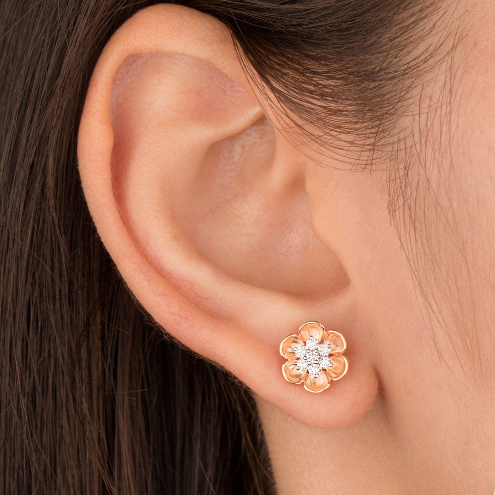 18K Rose Gold Diamond Jewellery - 0.25ct VVS-VS-GH