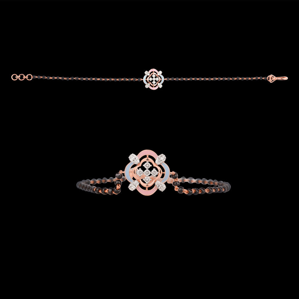 14K Rose Gold Diamond Jewellery - 0.408ct VVS-VS-GH