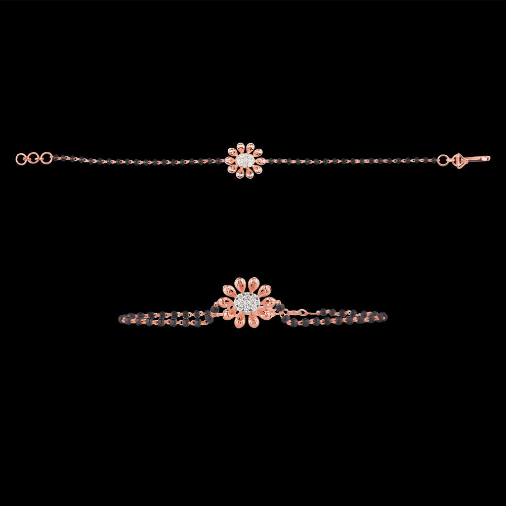 14K Rose Gold Diamond Jewellery - 0.207ct VS-SI-GH with Colour Stones