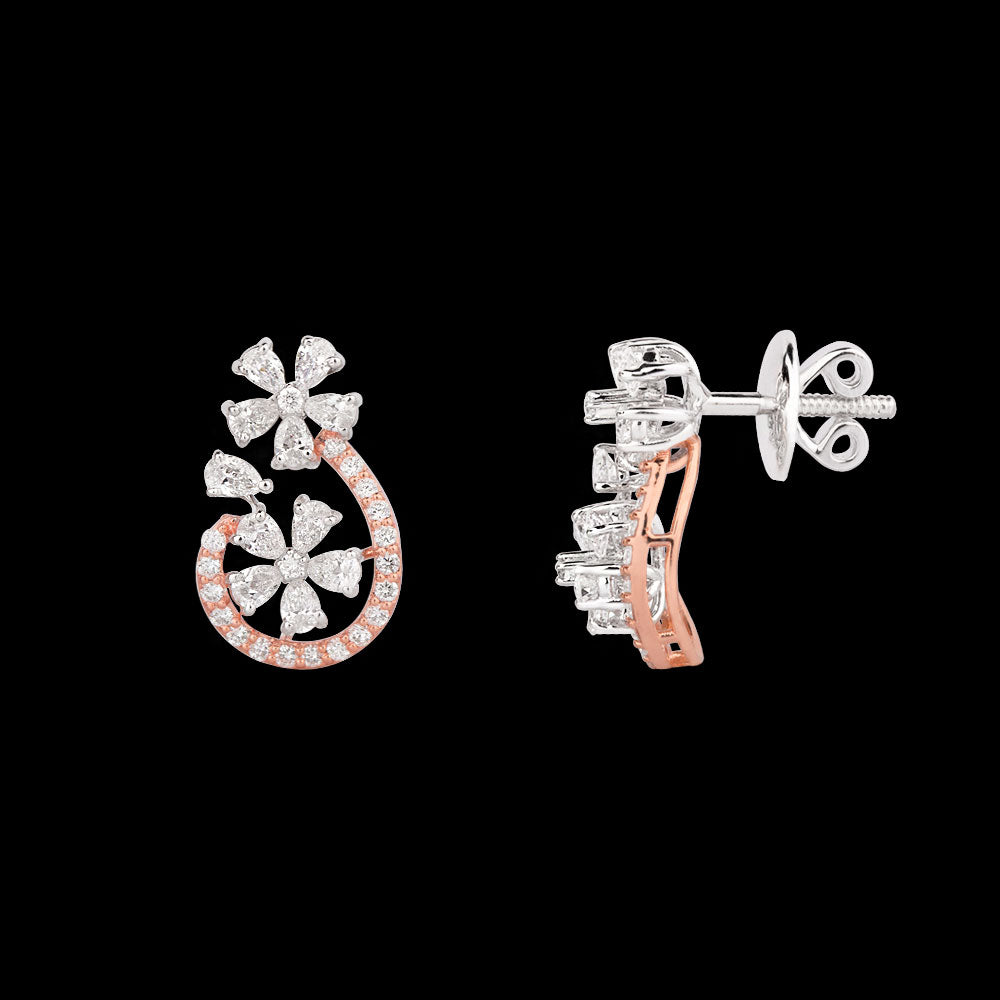 18K Rose Gold Diamond Jewellery - 1.16ct VS-SI-EF