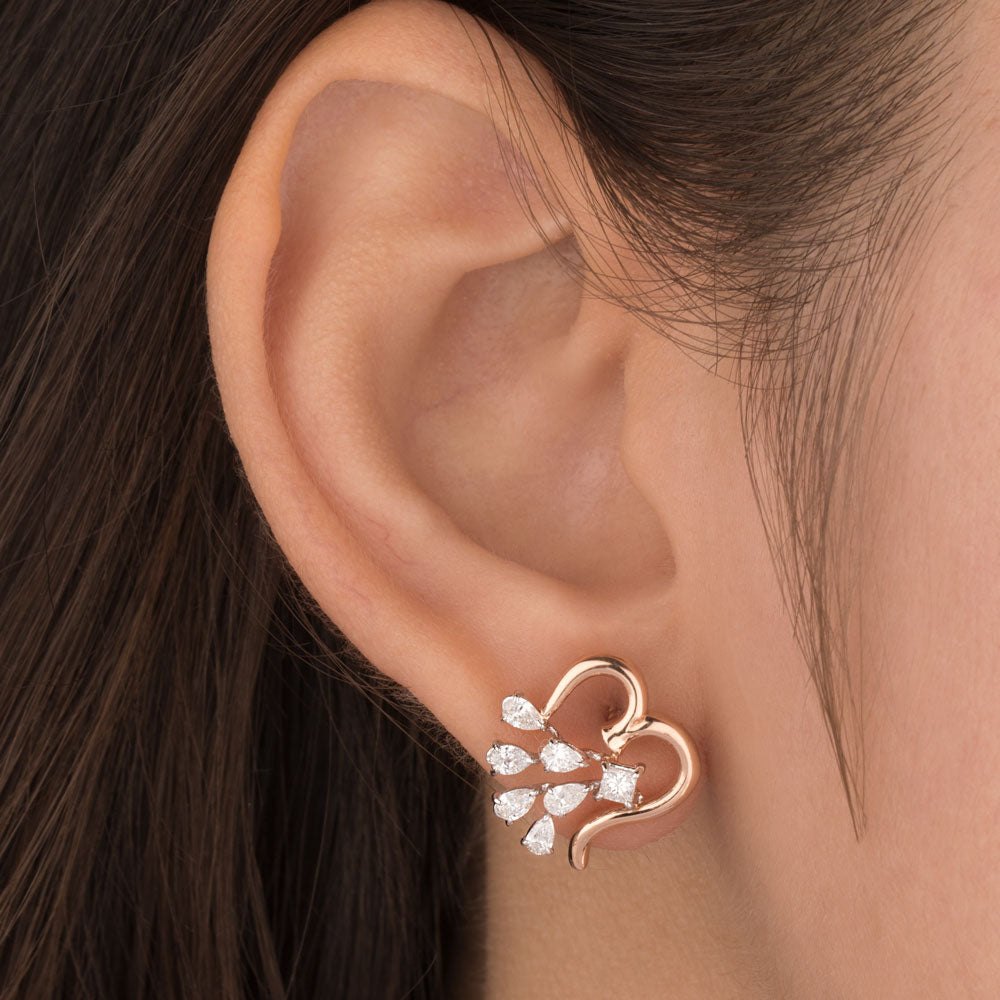 18K Rose Gold Diamond Jewellery - 0.7ct VS-SI-EF
