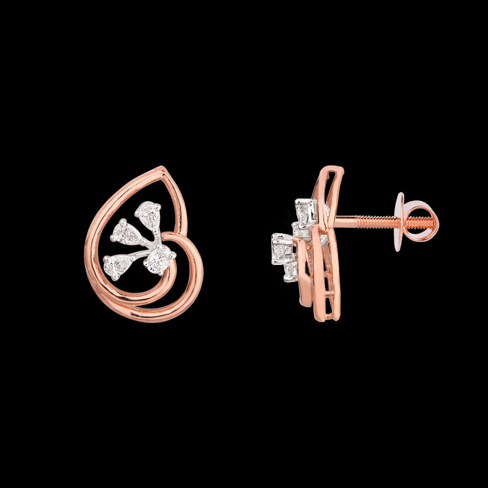 18K Rose Gold Diamond Jewellery - 0.55ct VS-SI-EF
