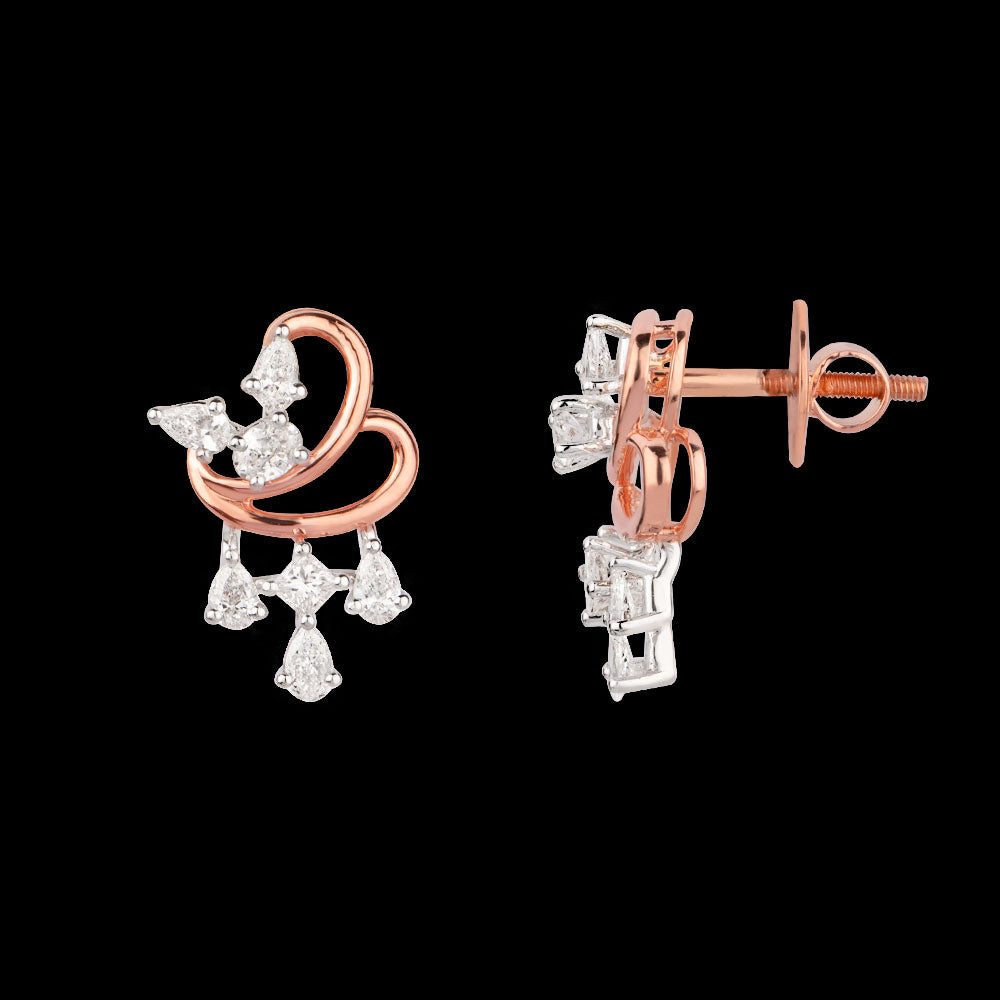 18K Rose Gold Diamond Jewellery - 0.85ct VS-SI-EF