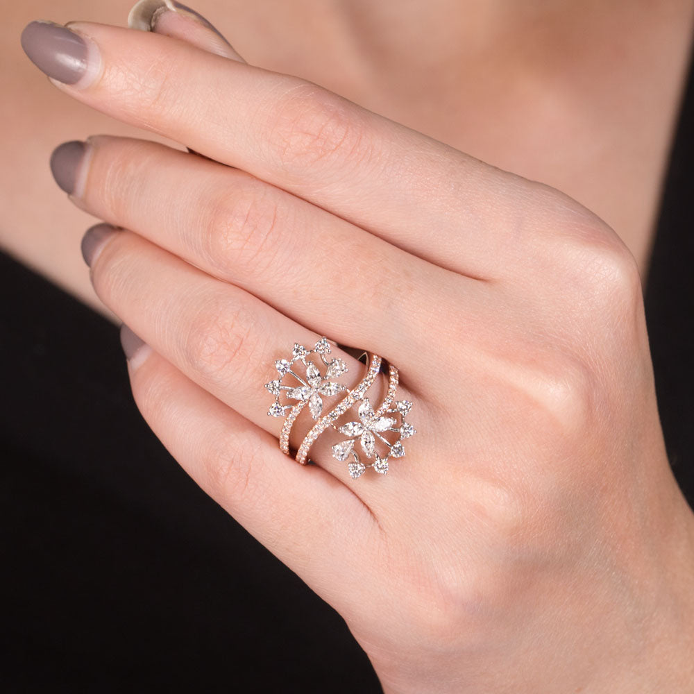18K Rose Gold Diamond Ring - 1.249ct VVS-VS-GH