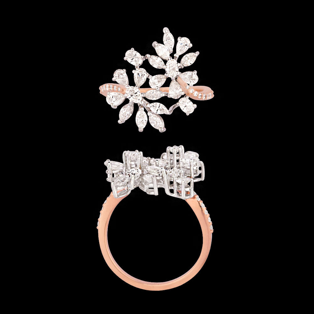 18K Rose Gold Diamond Ring - 1.251ct VVS-VS-GH