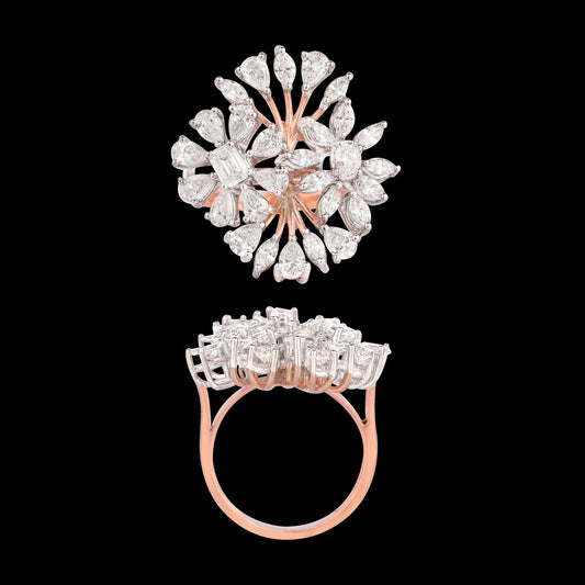 18K Rose Gold Diamond Ring - 2.061ct VS-SI-FG