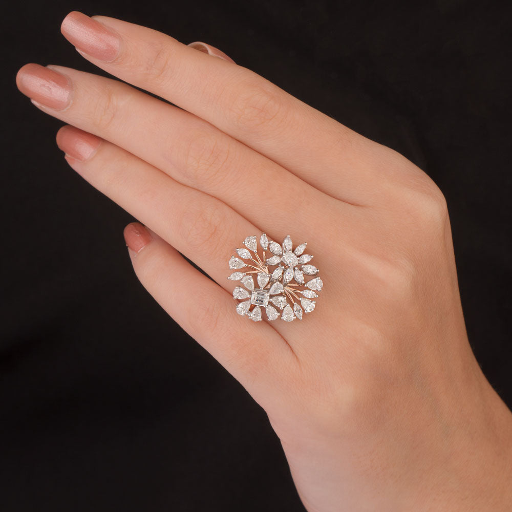 18K Rose Gold Diamond Ring - 2.061ct VS-SI-FG