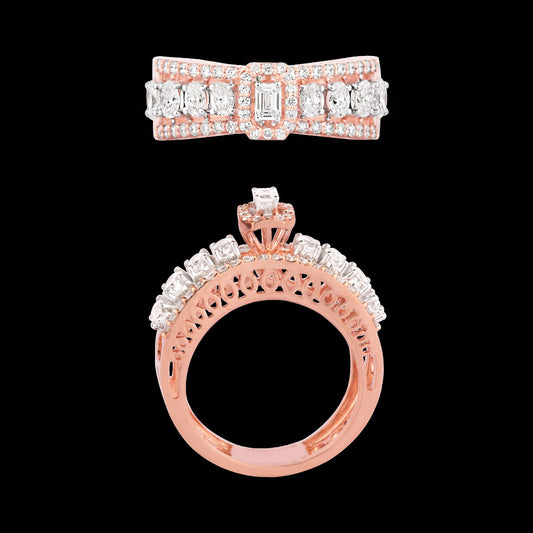 18K Rose Gold Diamond Ring - 1.227ct VVS-VS-FG