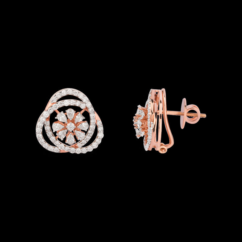 18K Rose Gold Diamond Jewellery - 1.835ct VVS-VS-EF