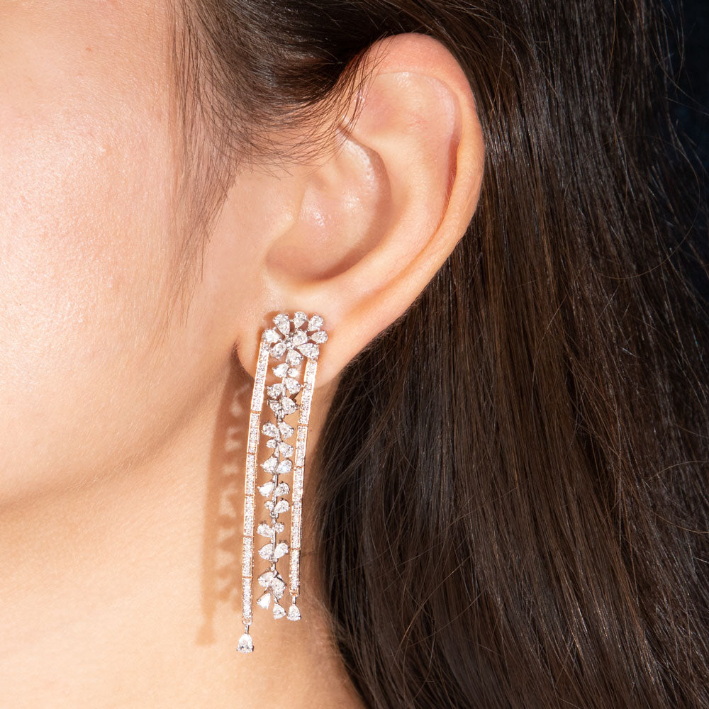 18K Rose Gold Diamond Jewellery - 3.62ct VVS-EF