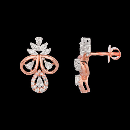 18K Rose Gold Diamond Jewellery - 0.672ct VVS-VS-EF