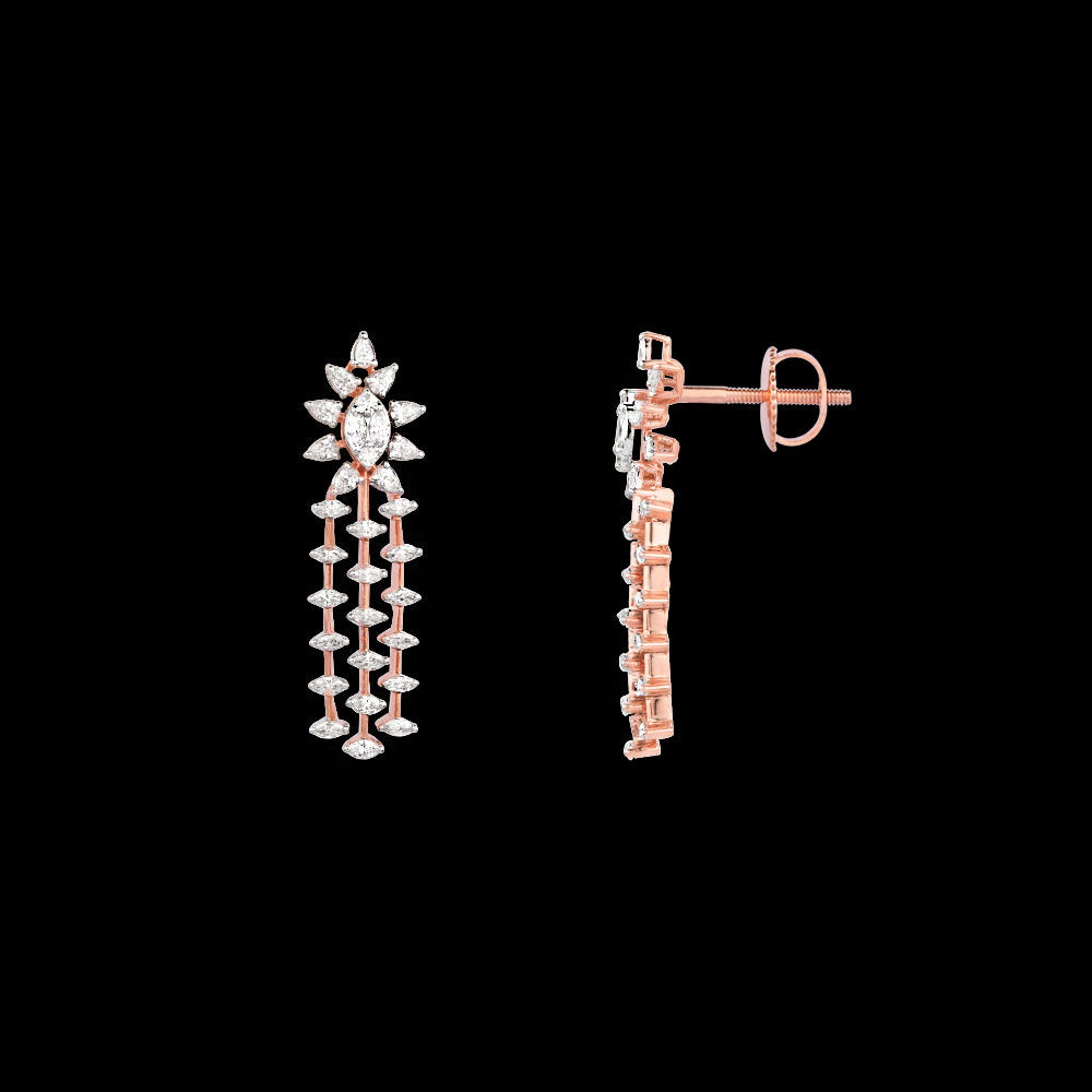 18K Rose Gold Diamond Jewellery - 1.72ct VVS-EF