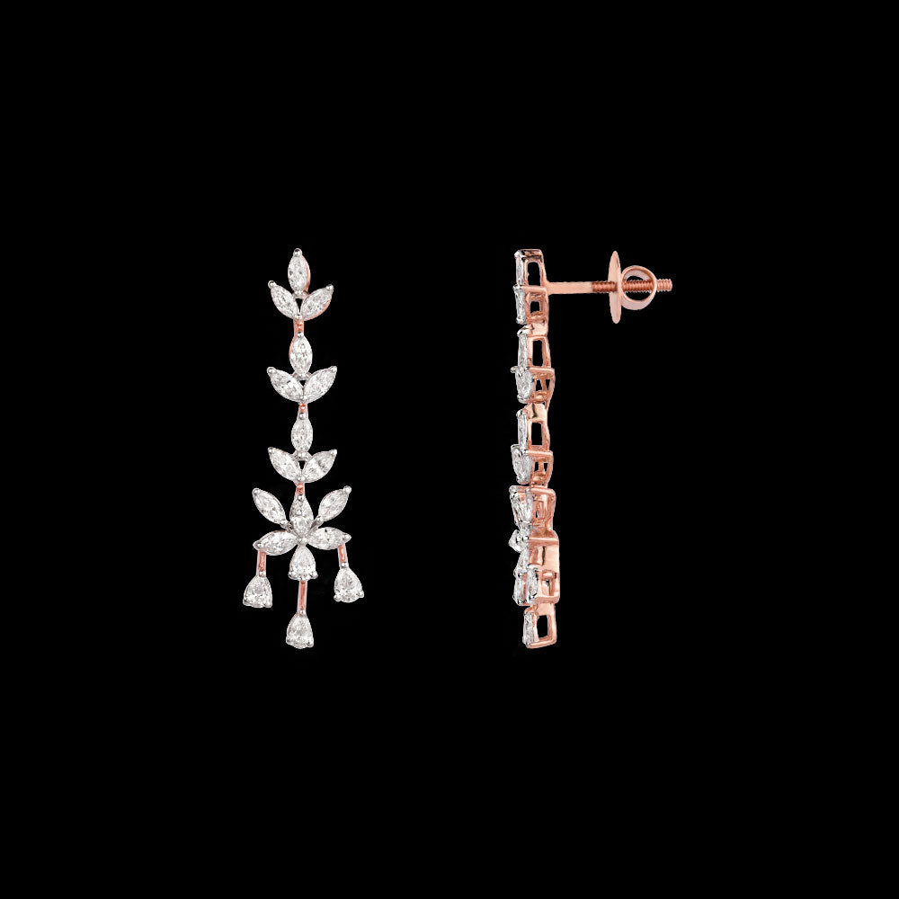 18K Rose Gold Diamond Jewellery - 1.66ct VVS-EF