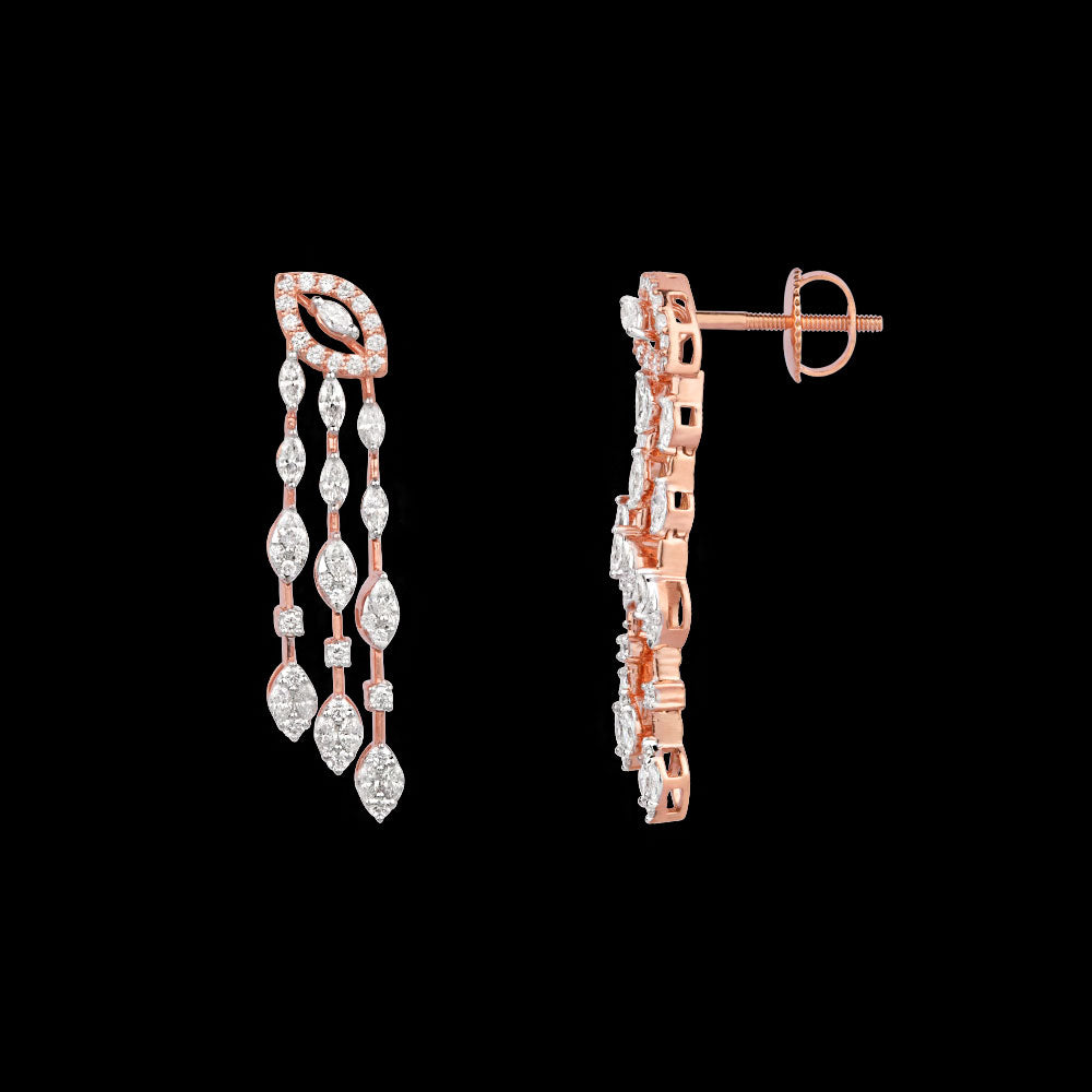 18K Rose Gold Diamond Jewellery - 1.88ct VVS-EF