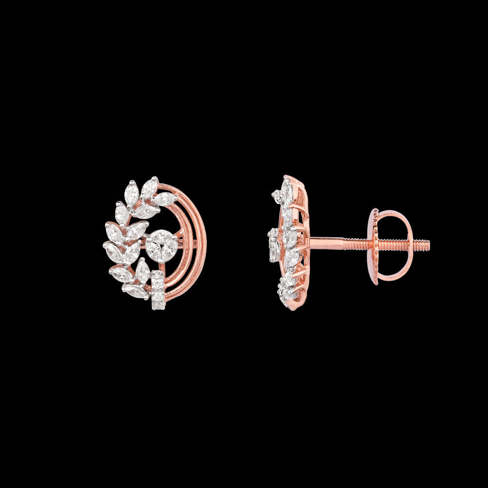 18K Rose Gold Diamond Jewellery - 0.52ct VVS-EF