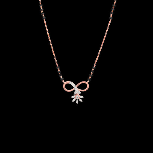 18K Rose Gold Diamond Tanmaniya - 0.21ct VVS-EF with Colour Stones