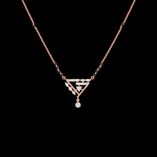 18K Rose Gold Diamond Tanmaniya - 0.32ct VVS-EF with Colour Stones
