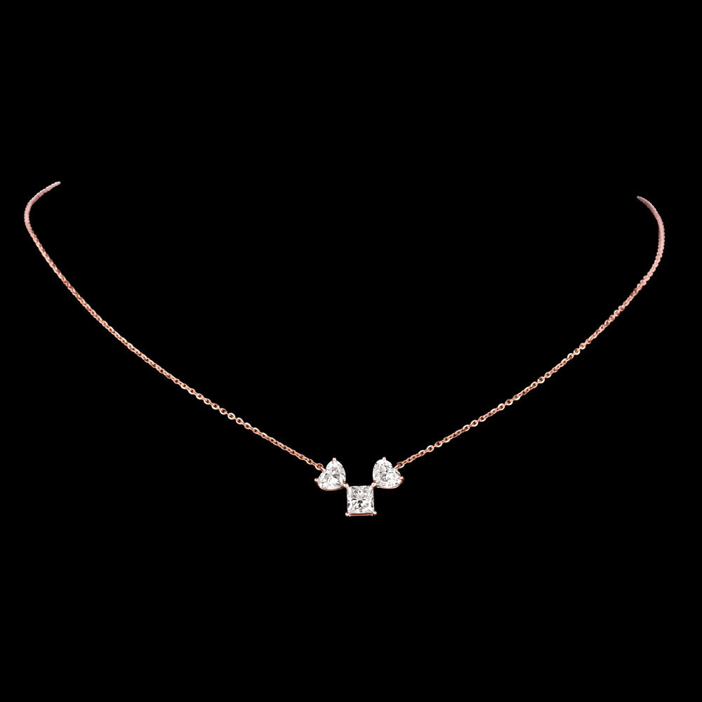 18K Rose Gold Diamond Jewellery - 1.677ct VVS-VS-FG