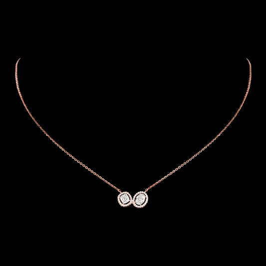 18K Rose Gold Diamond Jewellery - 0.975ct VS-SI-FG