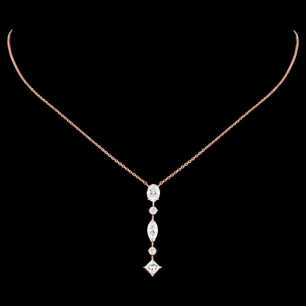 18K Rose Gold Diamond Jewellery - 1.878ct VVS-VS-HI