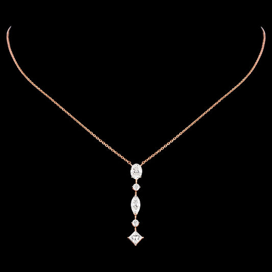 18K Rose Gold Diamond Jewellery - 1.878ct VVS-VS-HI