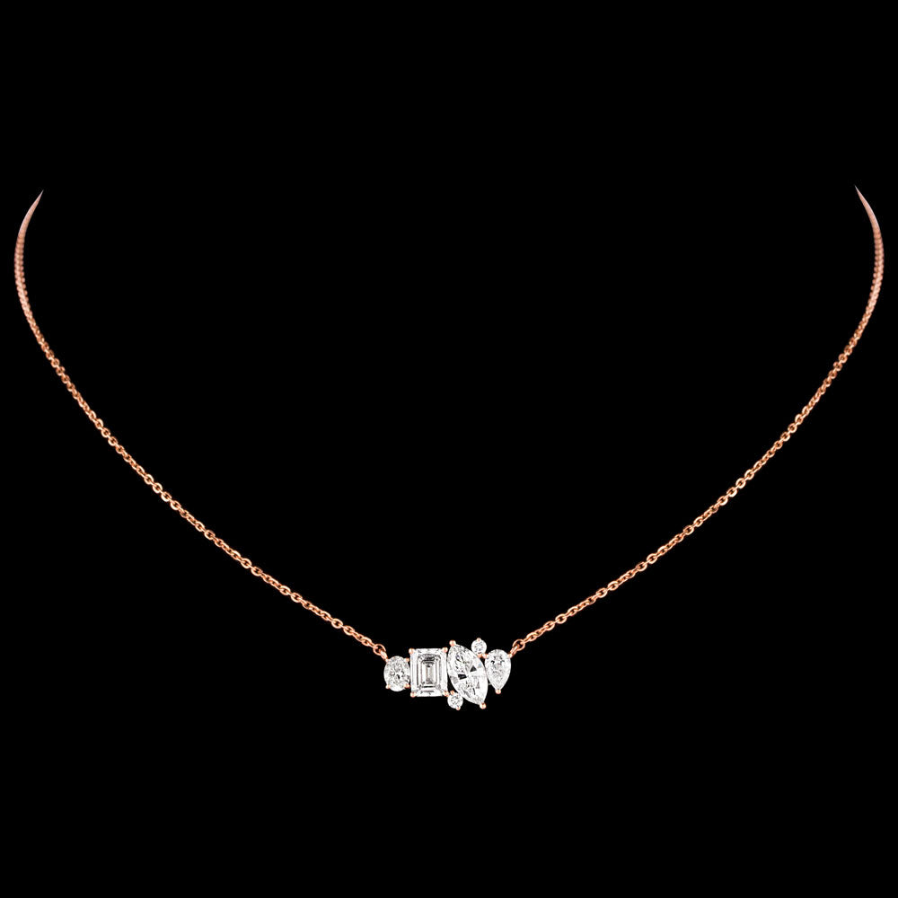 18K Rose Gold Diamond Jewellery - 1.629ct VVS-VS-GH