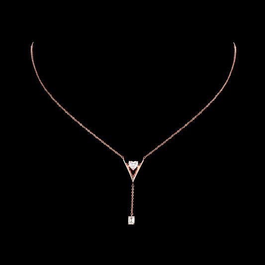 18K Rose Gold Diamond Jewellery - 0.873ct VVS-VS-FG