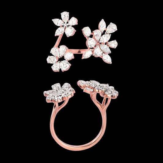 18K Rose Gold Diamond Ring - 2.252ct VS-SI-GH