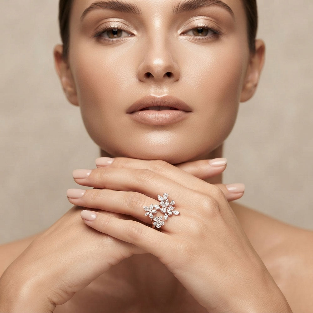 18K Rose Gold Diamond Ring - 2.252ct VS-SI-GH