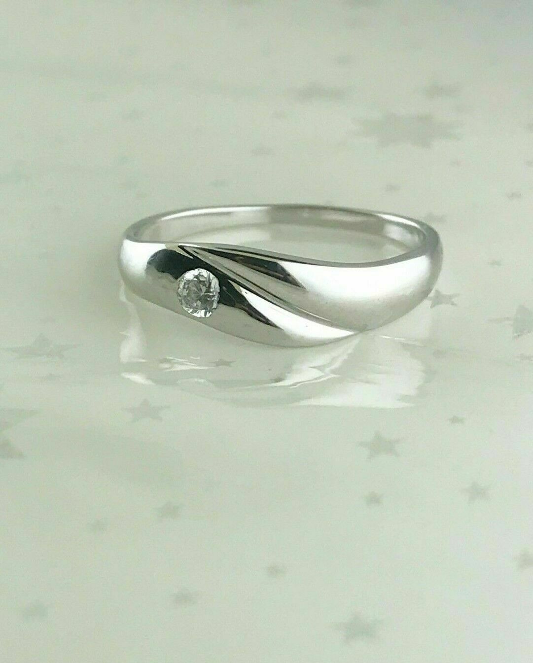 1 Ct Round Cut Diamond 14K White Gold Finish Solitaire Engagement Wedding Ring14K White Gold Plated On 925 Sterling Silver