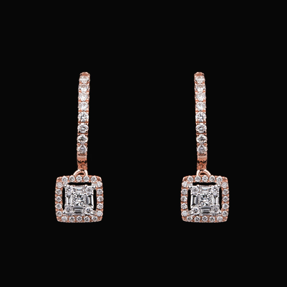 18K Two Tone Gold Diamond Jewellery - 0.6ct VS-FG
